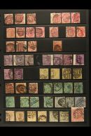 1867-80 SURFACE PRINTED ISSUES - CAT £11000+ On Stock Pages. Includes Spray Wmk 1867-80 3d (x17, Inc All... - Autres & Non Classés