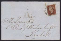 1843 (7 Jun) Wrapper Without Fold From London To Kendal Bearing An 1841 1d Red-brown With 2 Margins, Tied By Fine... - Autres & Non Classés