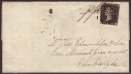 1840 1d Black, Plate 6 Lettered "SB", Attractive With Almost Four Margins (just Shaving Frame At Lower Left), On... - Non Classés