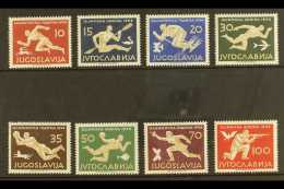 1956 Olympics Complete Set, Michel 804/811 Or SG 835/842, Superb Mint, Extremely Lightly Hinged. (8 Stamps) For... - Other & Unclassified