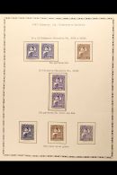 1947 "ANTI-TB CONFERENCE" VARIETIES For The 15, 20c, And 30c Air Issues Mint, As Scott C228/C231, Includes 15c As... - Venezuela