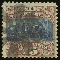1869 15c Blue & Brown, Type I, Scott 118, SG 120, Good Colour & Centering, Fine To Very Fine Used For More... - Other & Unclassified