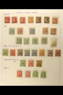 QV TO KGVI ATTRACTIVE MINT COLLECTION In Hingeless Mounts On Album Leaves. Note 1867 1d No Wmk And 1873 1d Wmk... - Turks E Caicos