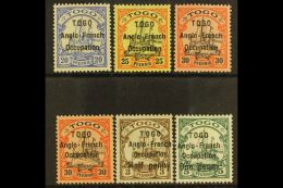 ANGLO-FRENCH OCCUPATION 1914 Fine Mint Overprinted/surcharged German "Yacht" Types, Comprising (lines 3mm Apart)... - Autres & Non Classés