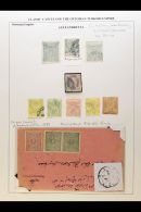 ALEXANDRETTA Collection Of 19th Century Turkey Stamps Used In Alexandretta, Including An 1899 Cover. (9 Stamps... - Syrië
