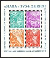 1934 NABA Miniature Sheet Mi. Block 1, Very Fine Mint. For More Images, Please Visit... - Other & Unclassified