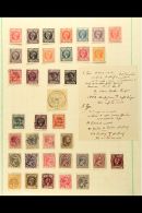 ELOBEY & FERNANDO POO 1879-1929 Small Mostly Fine Mint Collection On Leaves, Inc ELOBEY 1909 10c On 2.50p Opt... - Other & Unclassified