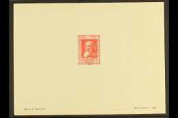 GOYA - HELIO VAUGIRARD PROOF 1948 Helio-Vaugirard Sample Die Proof Of The 1930 25c Carmine-red Franciso Goya (SG... - Autres & Non Classés