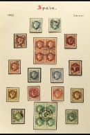 1862 ISABELLA COLLECTION Superb Used Collection Of The "curved Value Label" Issue Including 2c Shades (2), 4c Incl... - Autres & Non Classés