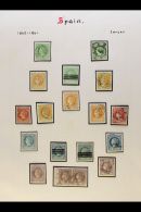 1860-61 USED IMPERF SELECTION Presented On A Pair Of Album Pages, Inc 1860-61 2c (x3), 4c (x13 Inc Two Blocks Of... - Otros & Sin Clasificación