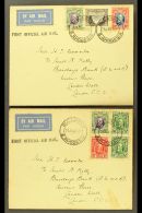 1932 AIRMAIL COVERS Four Covers, Each Franked With A Range Of 1931 Field Marshal Defins, Three At 10d Rate, One At... - Rhodesia Del Sud (...-1964)