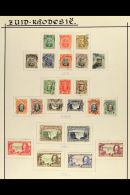 1924-53 COLLECTION Ranges Incl. 1924 & 1931 To 1s Used, 1935 Silver Jubilee Set Mint, 1937 KGVI Defins Set... - Southern Rhodesia (...-1964)