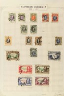 1924-37 KGV COLLECTION An Attractive Old Time Collection On Album Pages, Incl. 1924-29 8d And 1s Cds Used, 1931-37... - Southern Rhodesia (...-1964)