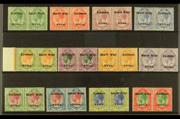 1923-26 KGV Definitive Set, SG 29/40, Very Fine Mint (12 Pairs) For More Images, Please Visit... - Africa Del Sud-Ovest (1923-1990)