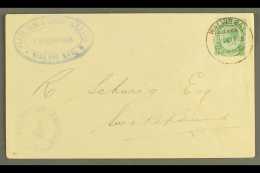 1918 (7 Mar) Cover To Swakopmund Bearing ½d Union Stamp Tied By Superb "WALVIS BAY" Cds Postmark, Putzel... - South West Africa (1923-1990)
