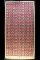 OFFICIALS - FULL SHEET 1940 1d Sepia-grey & Rose-carmine, Wmk Upright, Complete Sheet Of 240 (120 Pairs),... - Non Classés