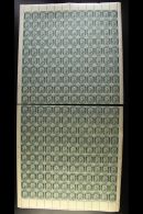 OFFICIALS - FULL SHEET 1935 ½d Black & Green, Complete Sheet Of 240 (120 Pairs) Including "Dollar"... - Non Classés