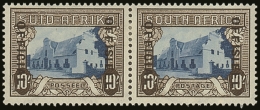 OFFICIAL 1940 10s Blue And Sepia Bi-lingual Pair With "OFFICIAL" At Left, SG O29, Very Fine Mint . For More... - Non Classés