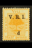 ORANGE FREE STATE 1900 First Printing ½d On ½d Orange With "½" Omitted, SG 101c, Very Fine... - Zonder Classificatie