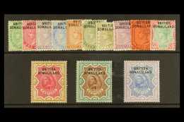 1903 QV Set To 5r Complete, Ovptd At Top Of Stamp, SG 1/13, Fine To Very Fine Mint, Some Minor Wrinkling To Few... - Somaliland (Protettorato ...-1959)