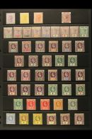 1884-1912 MINT COLLECTION On A Stock Page. A Mostly Fine Used Range Including 1884-91 1s, 1896-97 Range With Most... - Sierra Leone (...-1960)