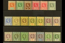 1917-22 KGV Definitive Set With "Extras", SG 82/97, Fine Mint (20 Stamps) For More Images, Please Visit... - Seychelles (...-1976)