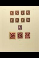 1885-93 FINE USED COLLECTION Neatly Displayed On Album Pages, Includes 1885 1d On ½d On 1d X3, 1885-93... - St.Vincent (...-1979)