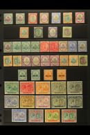 1903-35 FINE MINT COLLECTION On Stock Pages. Includes 1903 Set, 1905-18 Set (less 1d) With Some Listed Shade... - St.Kitts And Nevis ( 1983-...)
