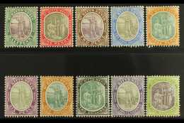 1903 Complete Set Watermark Crown CA, SG 1/10, Very Fine Mint. (10 Stamps) For More Images, Please Visit... - St.Kitts En Nevis ( 1983-...)