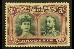 1910 3s Green And Violet, Double Head, SG 158, Very Fine Well Centered Mint. For More Images, Please Visit... - Sonstige & Ohne Zuordnung
