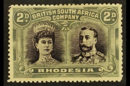 1910 2d Black-purple And Slate-grey, Double Head, SG 127, Very Fine And Fresh Mint. For More Images, Please Visit... - Otros & Sin Clasificación
