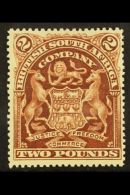 1898 £2 Brown, Arms, SG 91, Very Fine And Fresh Mint. For More Images, Please Visit... - Autres & Non Classés