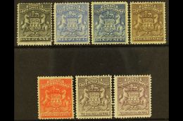1892 Arms Set To 2s 6d Lilac, Complete, SG 1/7, Very Fine And Fresh Mint. (7 Stamps) For More Images, Please Visit... - Andere & Zonder Classificatie