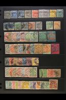 1892 - 1909 USED SELECTION Attractive Range With Many High Values Including 1892 Arms Set To 10s Green Complete,... - Sonstige & Ohne Zuordnung