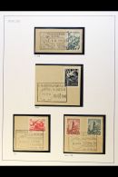 SPECIAL POSTMARKS COLLECTION 1945-95 Lovely Collection With A Good Range Of Issues On Large Pieces Tied By An All... - Otros & Sin Clasificación