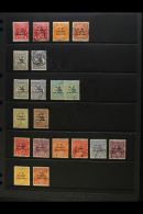 1915 - 1922 N.W. PACIFIC ISLANDS Fine Used Collection Of Overprinted Issues With Geo V Heads  1d Pale Rose And... - Papua New Guinea