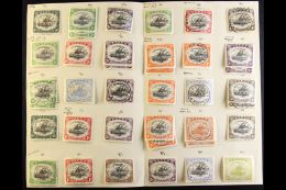 1901-1911 MINT & USED GROUP On An Old Approval Page, Inc 1901-05 ½d (x2) Mint, 1907-10 Wmk Upright Perf... - Papua New Guinea