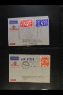 1953 CORONATION - QANTAS AIRMAIL FLIGHTS "There & Back" Pair Of Special Qantas Coronation Air Letters - June... - Pakistán