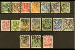 1925 Geo V Set Complete To 20s, SG 1/17, 10s And 20s Fiscal Cancels Nonetheless An Attractive Set. Cat £850.... - Northern Rhodesia (...-1963)