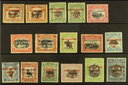 1922 EXHIBITION OPT'D SELECTION An Attractive Fine Mint Selection On A Stock Card With Most Values To 50c. All... - Borneo Del Nord (...-1963)