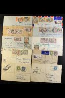 AGBOR - COVERS 1946-59 With Airmail And Registered Frankings Incl. Manuscript Labels, And Agbor Town Incl.... - Nigeria (...-1960)