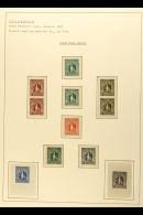 1894 COLOUR TRIAL PROOFS For The Fifth "Seebeck" Issue, Most Values From Between 1c And 10p, As Scott 61/70, But... - Nicaragua