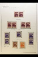 1892 COLUMBUS - IMPERFS AND PART PERFS COLLECTION Attractively Presented And Written Up On Pages. The Third... - Nicaragua