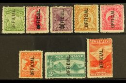 OFFICIALS 1907-11 Perf 14 Complete Basic Set From ½d To 5s, SG O59/O67, Mint, The 6d With Some Minor Toning... - Other & Unclassified