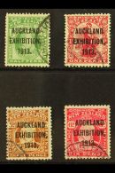 1913 Auckland  Exhibition Set, SG 412/5, Very Fine, Well Centred Used. (4 Stamps) For More Images, Please Visit... - Other & Unclassified