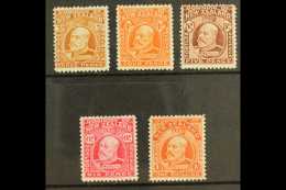 1900-16 Perf 14 King Edward Head Set SG 395/398, Fine Mint. (5 Stamps) For More Images, Please Visit... - Other & Unclassified