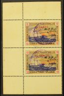 CHRISTMAS ISLAND LOCALS 1926 10c Central Pacific Cocoanut Plantations Ltd. Third Issue Local Stamp, Fine Used... - Other & Unclassified