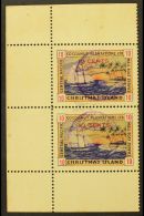 CHRISTMAS ISLAND LOCALS 1926 10c Central Pacific Cocoanut Plantations Ltd. Third Issue Local Stamp, Fine Used... - Andere & Zonder Classificatie