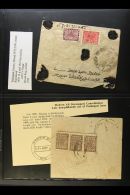 1940's-1960's COVERS COLLECTION. An Interesting Collection Of Commercial Covers Bearing Various Stamps And... - Népal