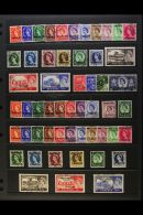 TANGIER 1952-57 COMPLETE USED QEII COLLECTION Presented On A Stock Page, SG 289/342. A Lovely Complete Collection... - Other & Unclassified